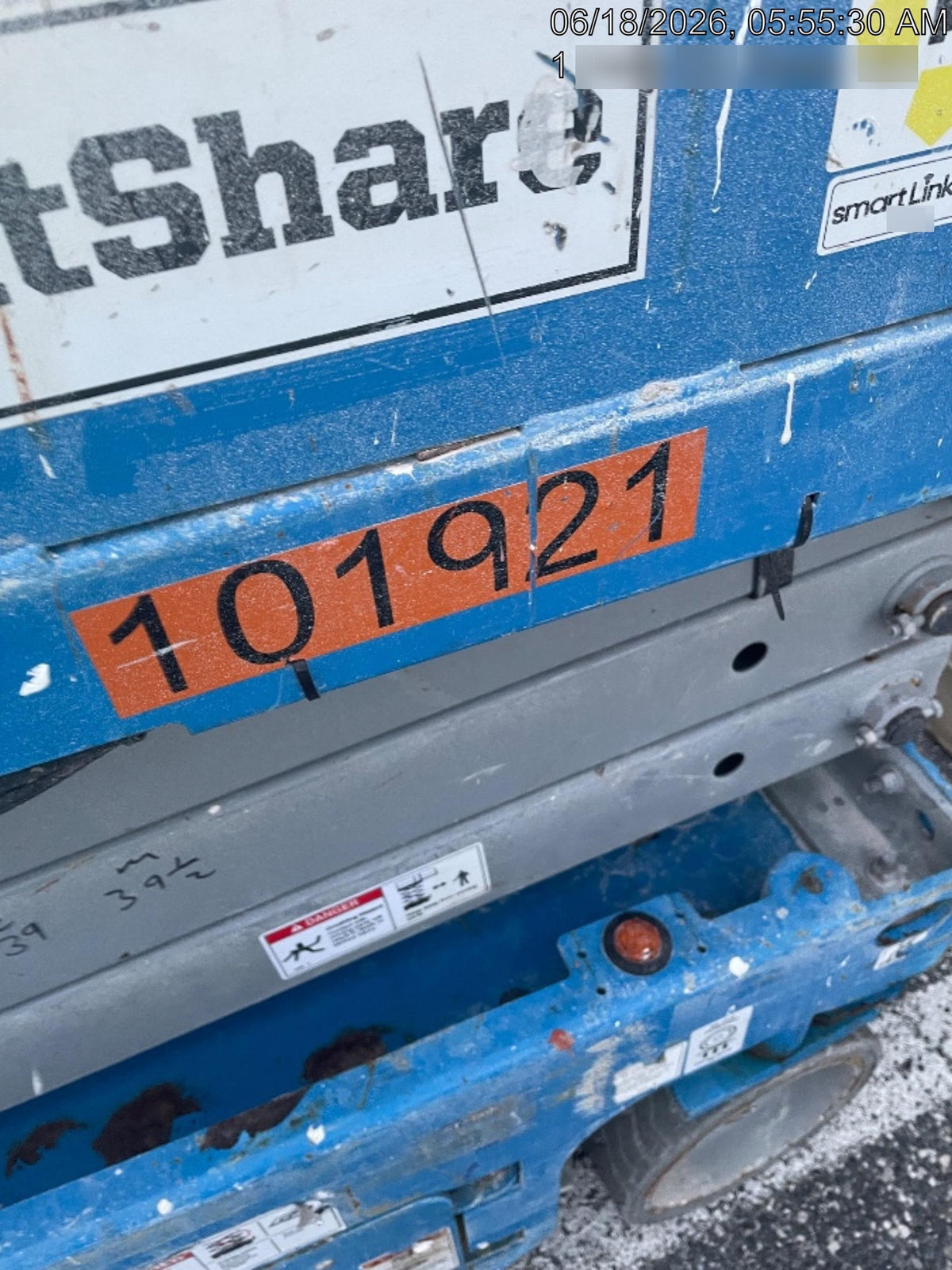 2020 Genie GS-1930 Fixed rails with chain entry gate - Pre A92.20