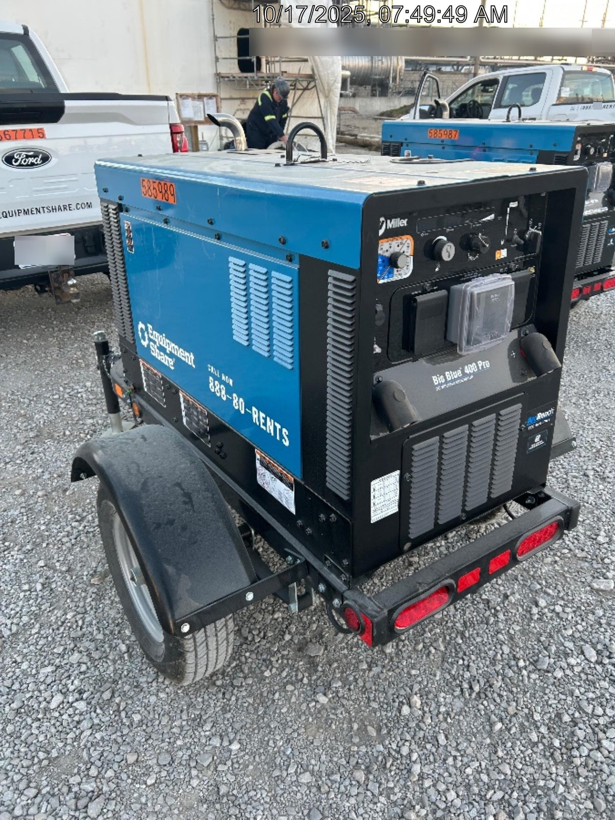 2025 MILLER ELECTRIC BIG BLUE 400