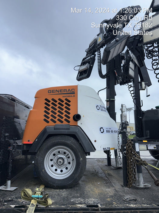 2023 Generac MLT2 Diesel, Flex Switch 120V Input, Powerzone Controller, (4) 320W LED Lights, 4kW Generator, 39.9 Gal Fuel Tank, 2" Ball, T3
