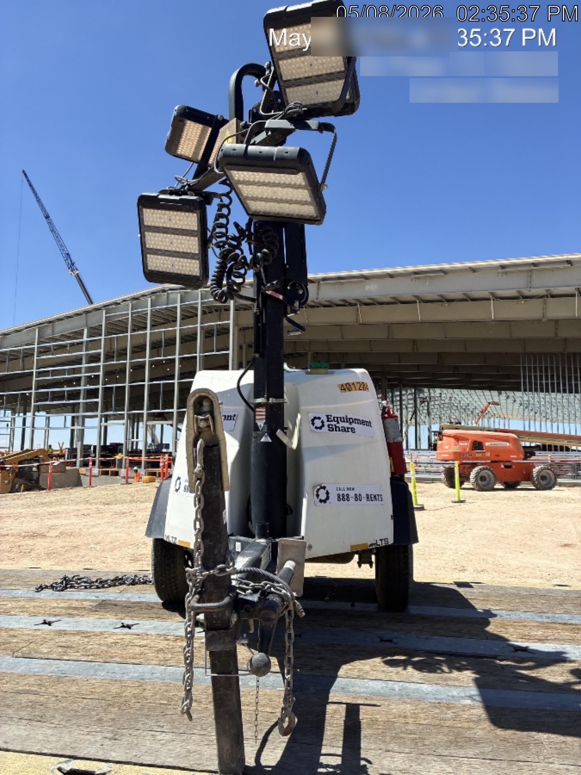 2024 Generac MLT2 Diesel, Flex Switch 120V Input, Powerzone Controller, 
(4) 320W LED Lights, 4kW Generator, 39.9 Gal Fuel Tank, 2" Ball, T3