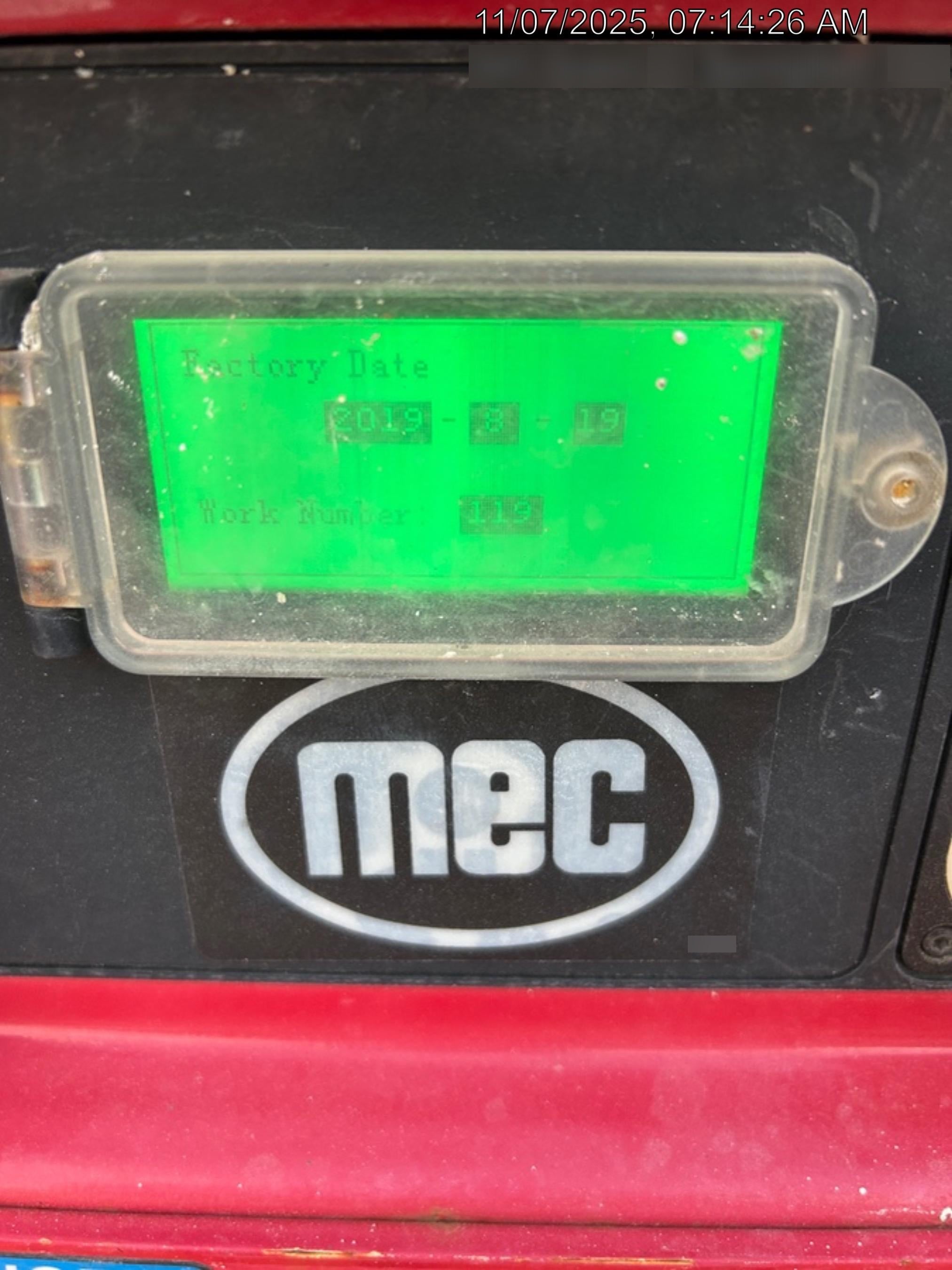 2019 MEC 1330SE Standard Options