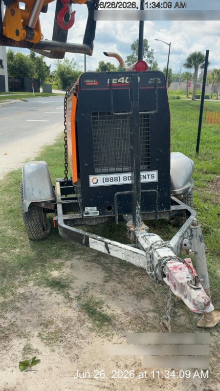 2022 Lincoln Electric LE400 Kubota V1505, Trlr, Cable Rack, Light Kit, ES Decals, T3