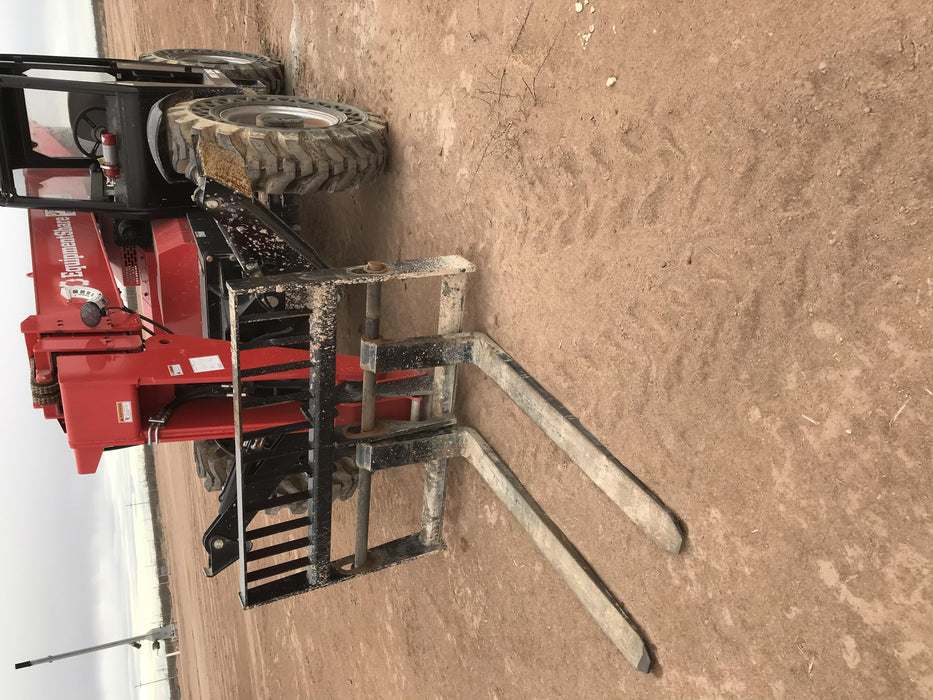 2019 Manitou 12042 Canopy, 120 HP , Solid Tires, Work Lights, Lift Hook, Auxiliary Hydraulics 66" Carriage and 60" Forks