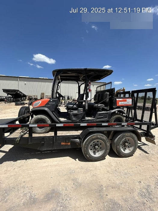 2022 Kubota RTV-X1140W-H Plastic Canopy, Windshield Acrylic Clear, LED Strobe Light, Wire Harness Kit, Back up Alarm