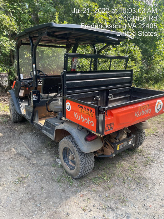 2021 Kubota RTV-X1140W-H Plastic Canopy, Windshield Acrylic Clear, LED Strobe Light, Wire Harness Kit, Back up Alarm