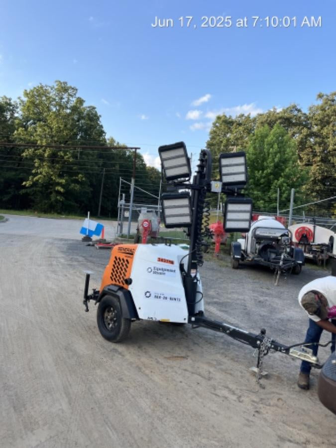 2023 Generac MLT2 Diesel, Flex Switch 120V Input, Powerzone Controller, (4) 320W LED Lights, 4kW Generator, 39.9 Gal Fuel Tank, 2" Ball, T3