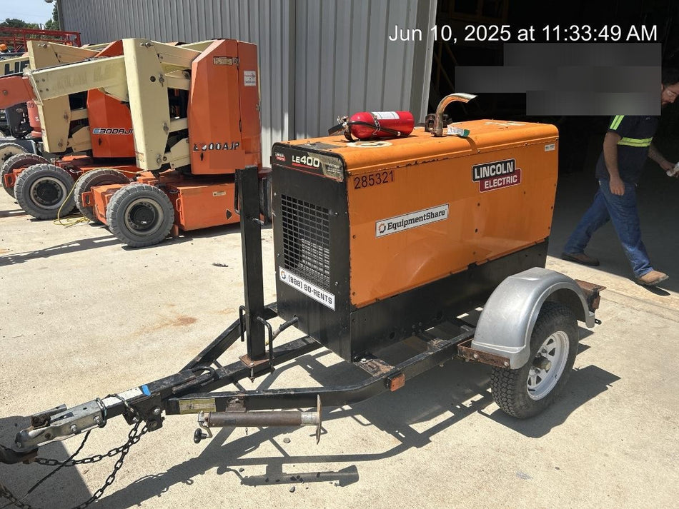 2022 Lincoln Electric LE400 Kubota V1505, Trlr, Cable Rack, Light Kit, ES Decals, T3