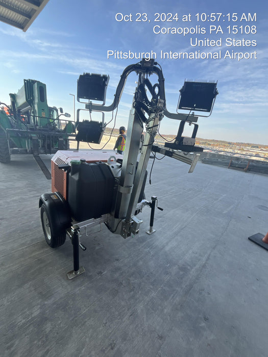 2024 Wanco WLTT-4MM4K Diesel, Deep Sea Controller, Shore Power Plug, Auto Start, (4) 350W LED Floodlights, 4kW Generator, 60 Gal Fuel Tank, 2" Ball, T3