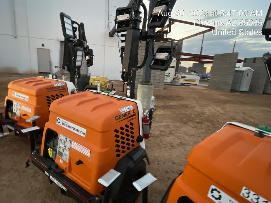 2023 Generac MLT2 Diesel, Flex Switch 120V Input, Powerzone Controller, (4) 320W LED Lights, 4kW Generator, 39.9 Gal Fuel Tank, 2" Ball, T3