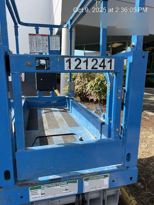 2020 Genie GS-1930 Solid Non Marking Tires, Beacon, Folding rails with half height swing gate, Telematics