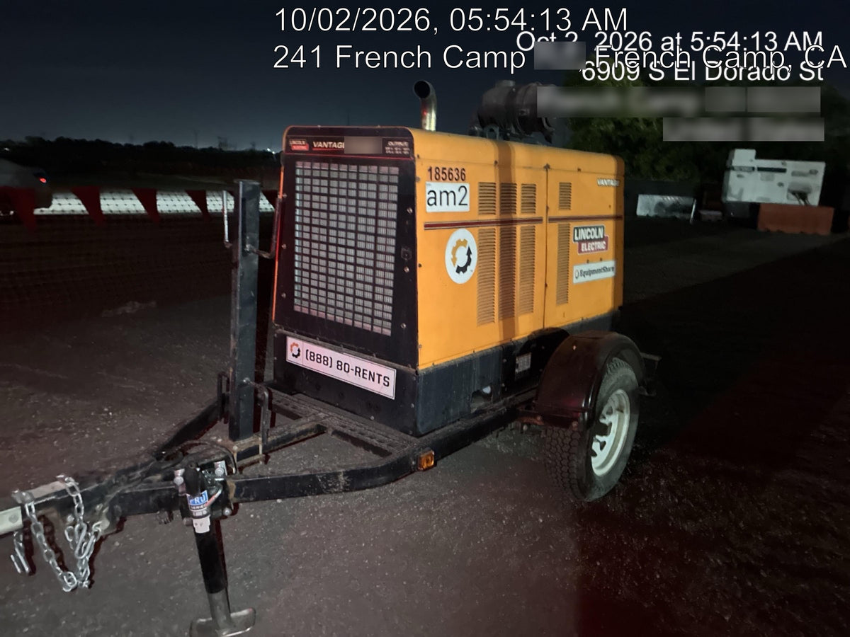 2021 Lincoln Electric Vantage 549X Ready Pak 3, ORANGE (includes trailer, cable rack, fender light kit)