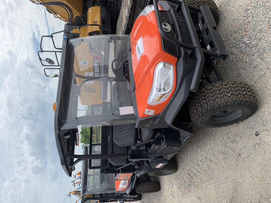 Kubota RTV-X1140W-H 4WD utility cart -LED strobe -Windshield tempered glass -Plastic canopy -Wire harness kit -Backup alarm