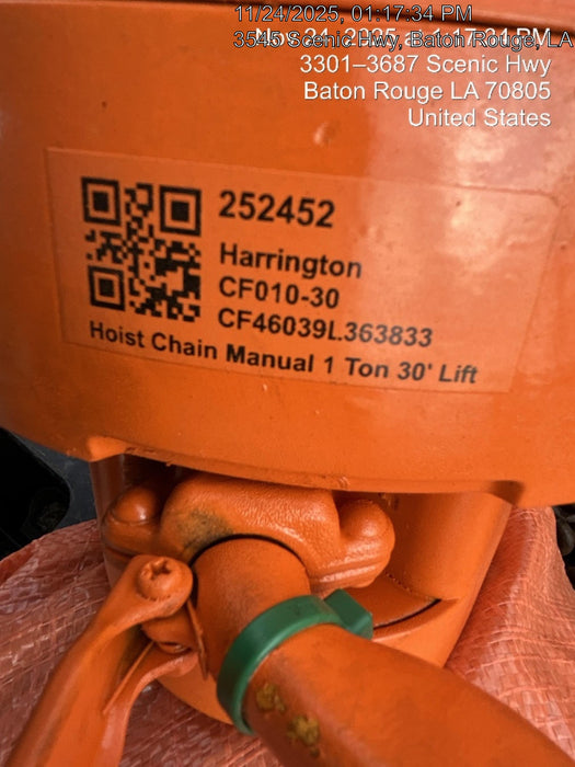 2022 HARRINGTON CF010-30