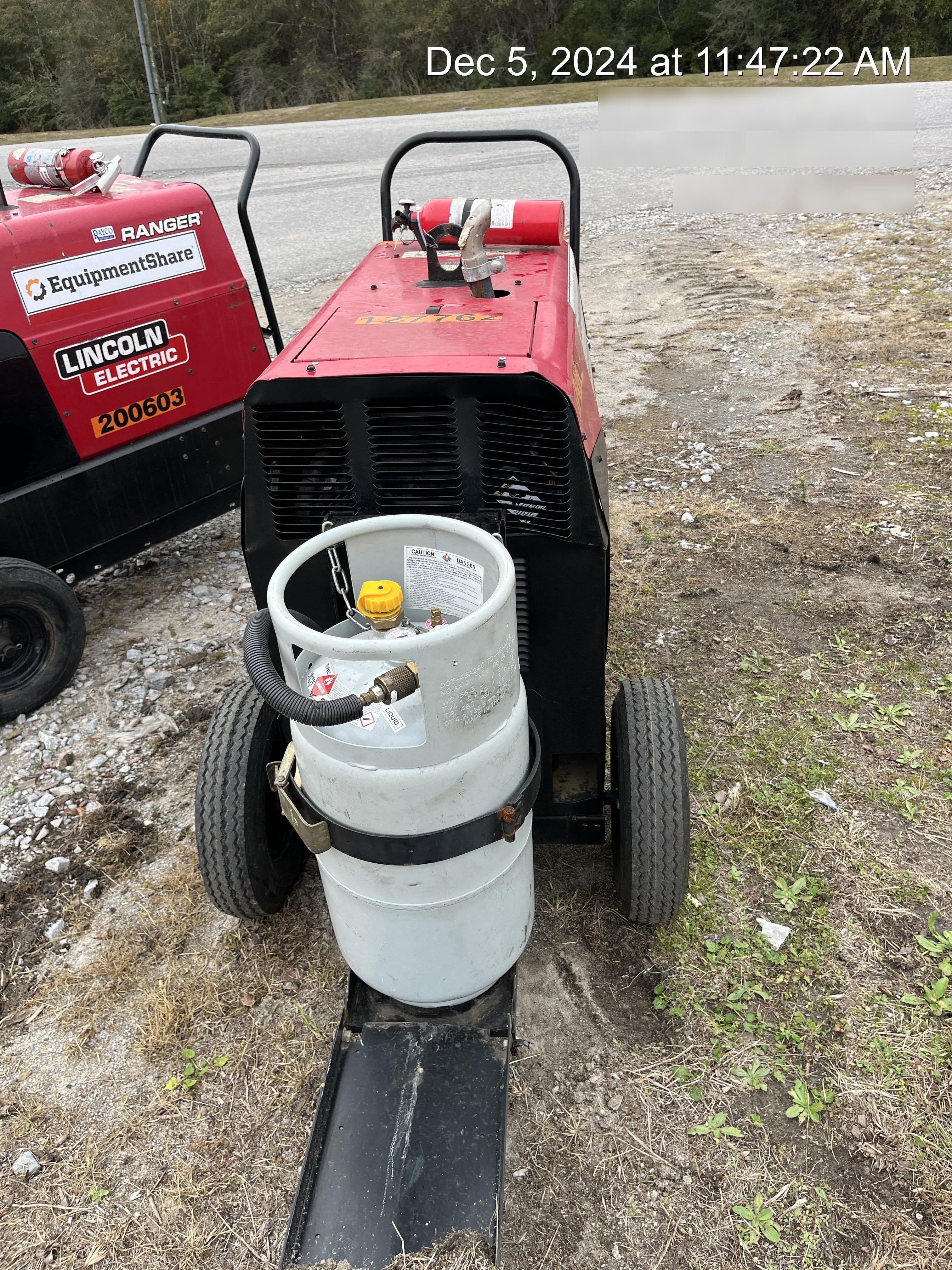 2021 Lincoln Electric Ranger 305 LPG K3430-1, Ranger 305 LPG, Undercarriage, Tank Holder & Strap, 10kw AC Gen, 25hp Kohler LPG Eng