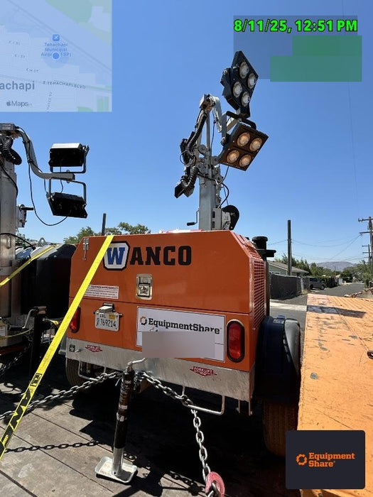 2024 Wanco WLTT-4MM4K Diesel, Deep Sea Controller, Shore Power Plug, Auto Start, (4) 350W LED Floodlights, 4kW Generator, 60 Gal Fuel Tank, 2" Ball, T3