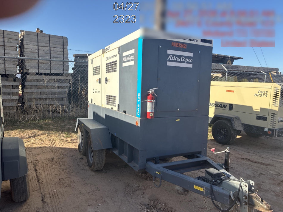 2022 ATLAS COPCO QAS 125