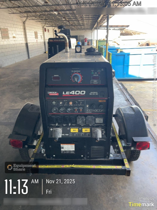 2024 Lincoln Electric LE400 Kubota V1505, Trlr, Cable Rack, Light Kit, ES Decals, T3