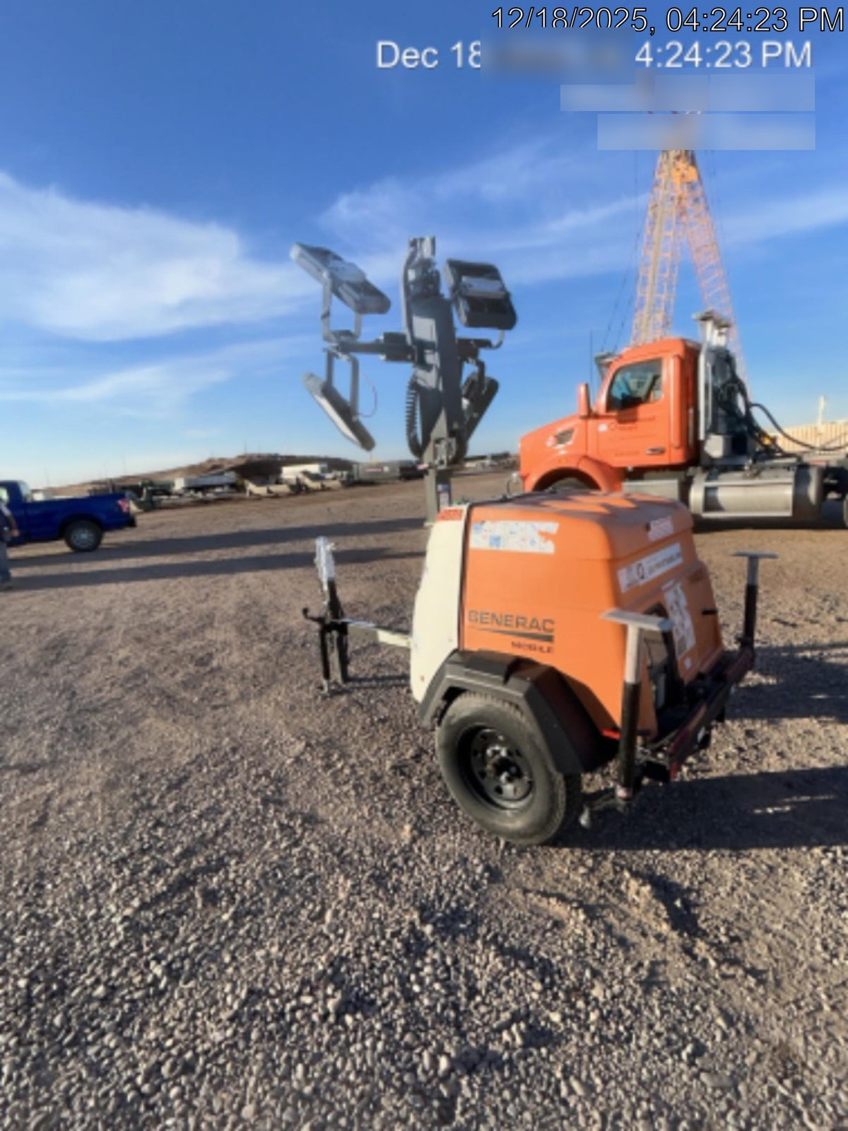 2023 Generac MLT2 Diesel, Flex Switch 120V Input, Powerzone Controller, (4) 320W LED Lights, 4kW Generator, 39.9 Gal Fuel Tank, 2" Ball, T3