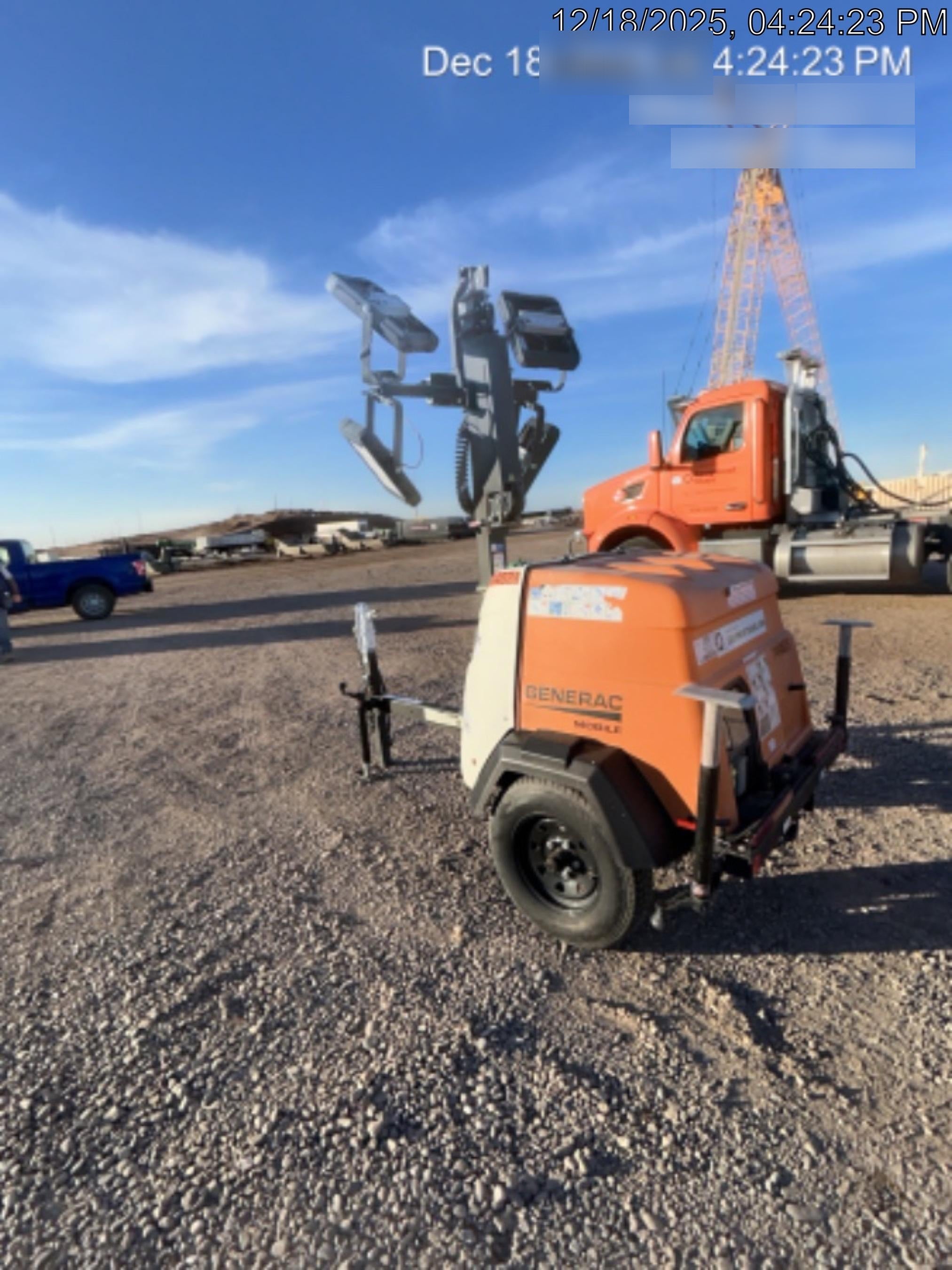 2023 Generac MLT2 Diesel, Flex Switch 120V Input, Powerzone Controller, (4) 320W LED Lights, 4kW Generator, 39.9 Gal Fuel Tank, 2" Ball, T3