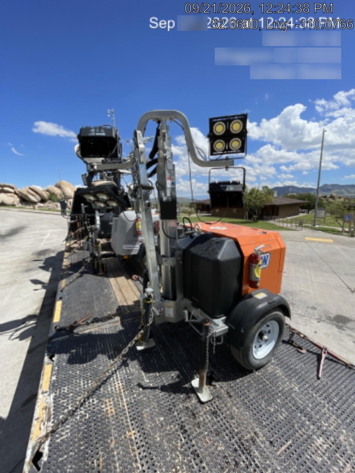 2024 Wanco WLTT-4MM4K Diesel, Deep Sea Controller, Shore Power Plug, Auto Start, (4) 350W LED Floodlights, 4kW Generator, 60 Gal Fuel Tank, 2" Ball, T3