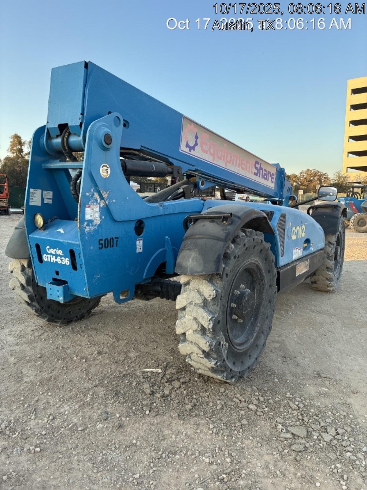 2017 Genie GTH-636 Genie GTH636, Solid RT Tires, T4F, worklights (LED, rear), Open ROPS