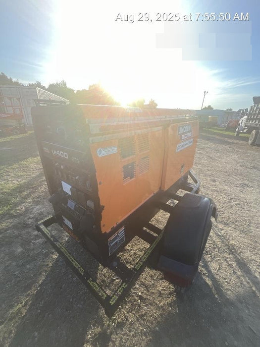 2022 Lincoln Electric LE400 Kubota V1505, Trlr, Cable Rack, Light Kit, ES Decals, T3