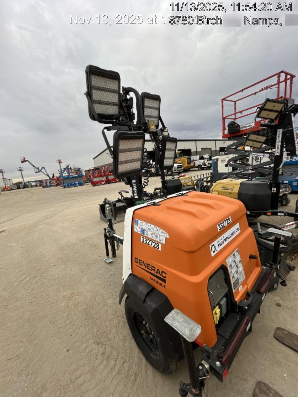 2023 Generac MLT2 Diesel, Flex Switch 120V Input, Powerzone Controller, (4) 320W LED Lights, 4kW Generator, 39.9 Gal Fuel Tank, 2" Ball, T3