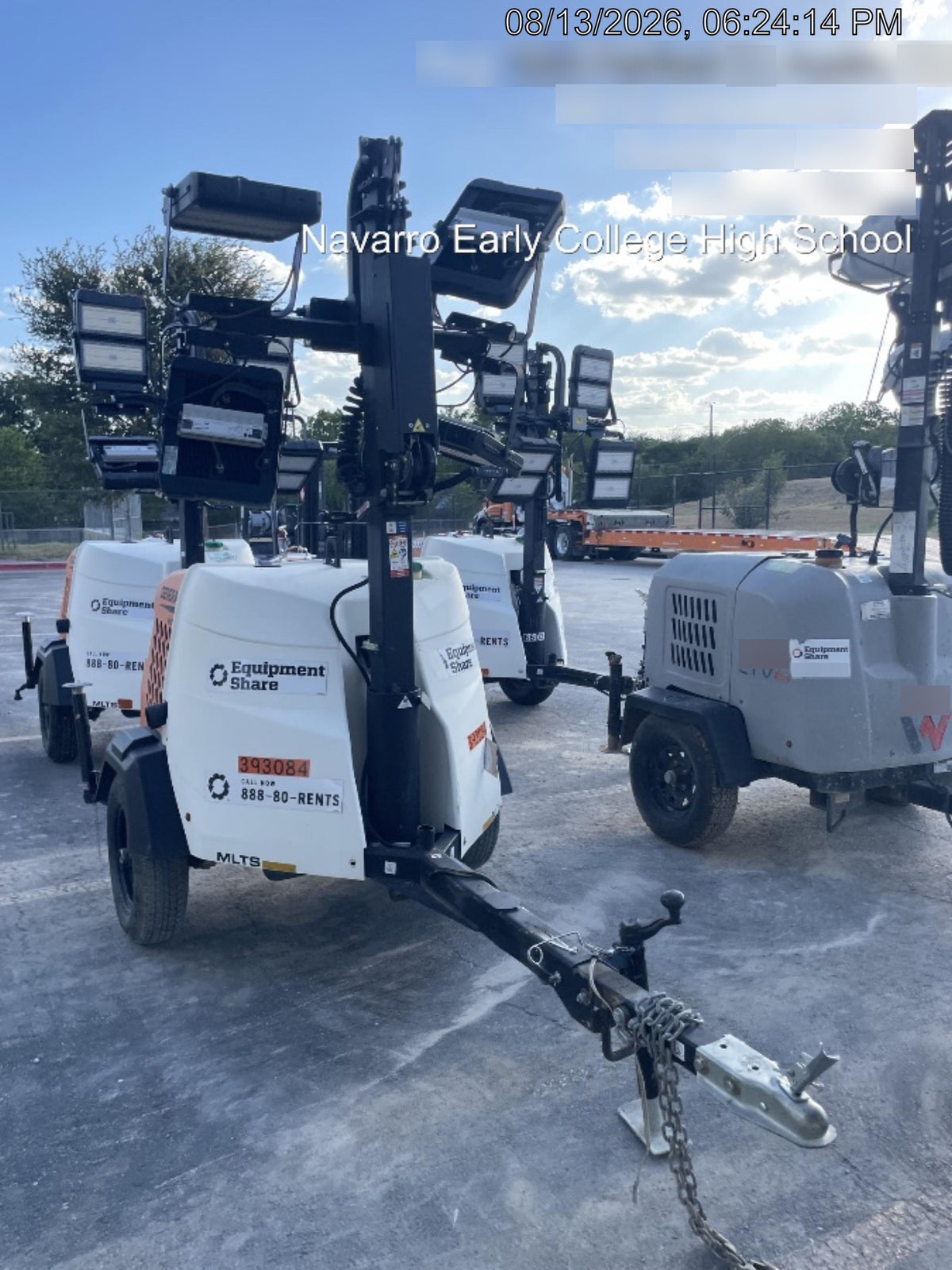 2024 Generac MLT2 Diesel, Flex Switch 120V Input, Powerzone Controller, 
(4) 320W LED Lights, 4kW Generator, 39.9 Gal Fuel Tank, 2" Ball, T3