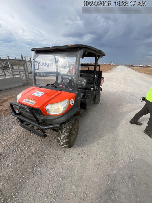 2021 Kubota RTV-X1140W-H Plastic Canopy, Windshield Acrylic Clear, LED Strobe Light, Wire Harness Kit, Back up Alarm