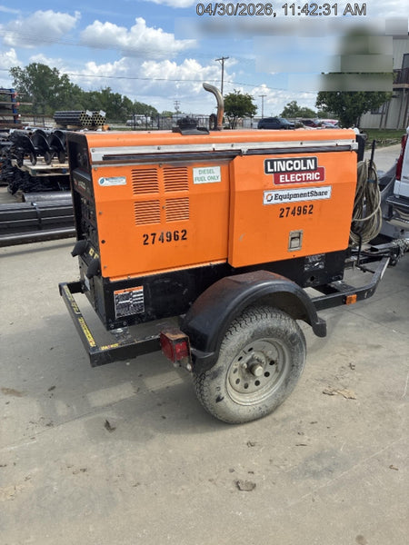 2022 Lincoln Electric LE400 Kubota V1505, Trlr, Cable Rack, Light Kit, ES Decals, T3