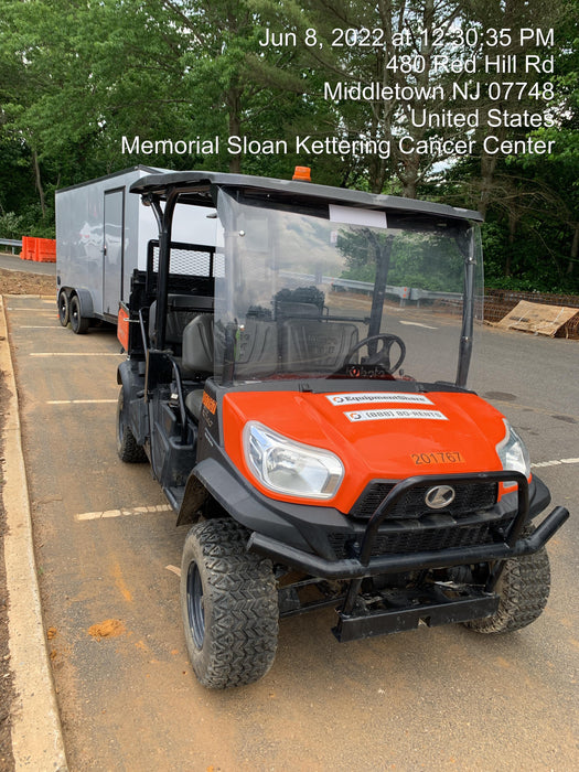 2022 Kubota RTV-X1140W-H Plastic Canopy, Windshield Acrylic Clear, LED Strobe Light, Wire Harness Kit, Back up Alarm