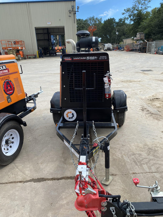 2021 Lincoln Electric Vantage 549X Ready Pak 3, ORANGE (includes trailer, cable rack, fender light kit)