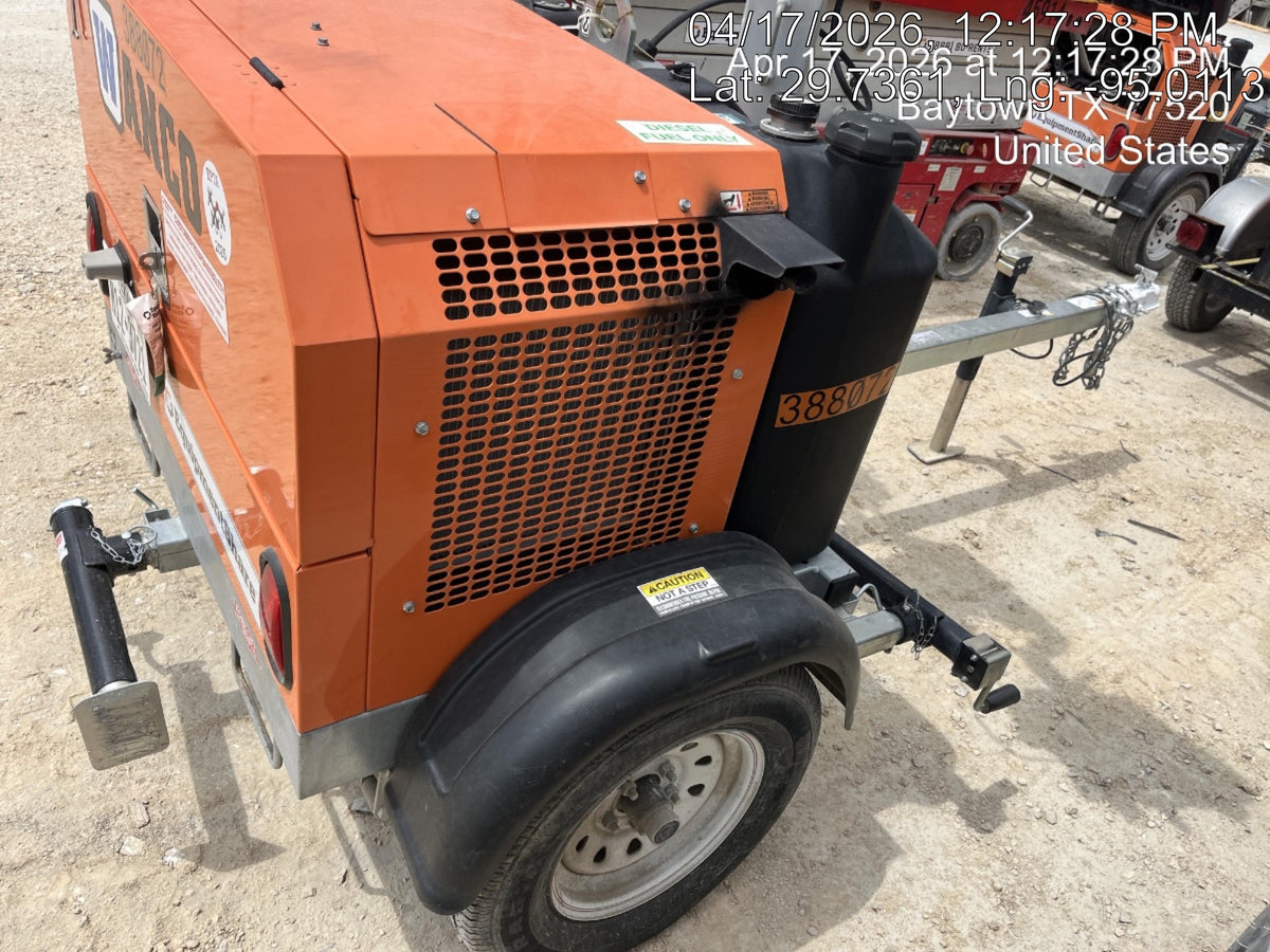 2024 Wanco WLTT-4MM4K Diesel, Deep Sea Controller, Shore Power Plug, Auto Start, (4) 350W LED Floodlights, 4kW Generator, 60 Gal Fuel Tank, 2" Ball, T3