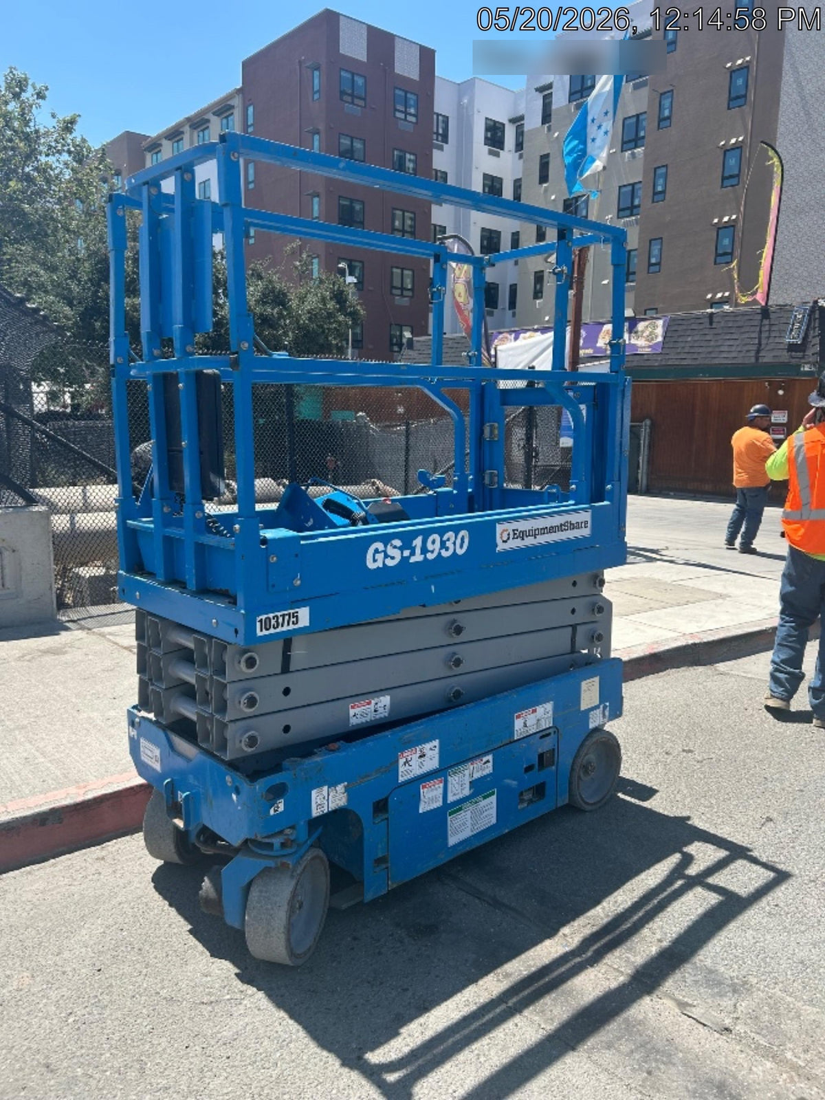 2020 Genie GS-1930 Solid Non Marking Tires, Beacon, Folding rails with half height swing gate, 800W Inverter