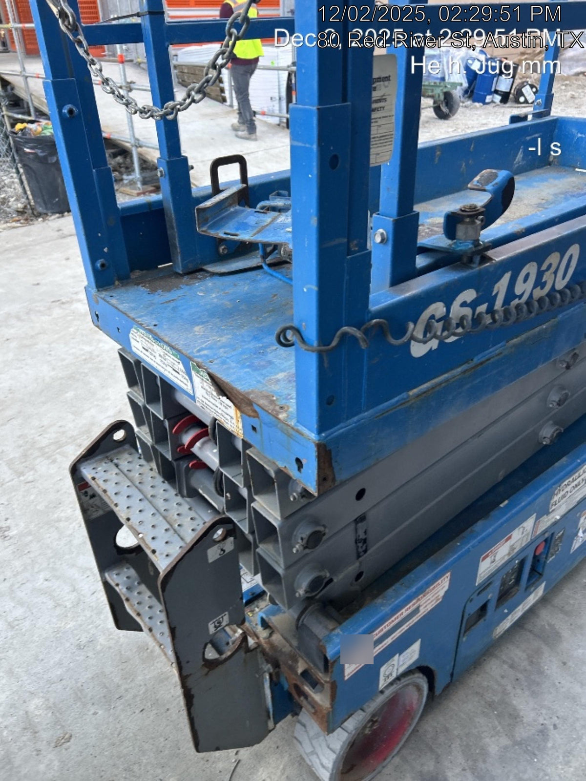 2019 Genie GS-1930 Fixed Rails with Chain Entry