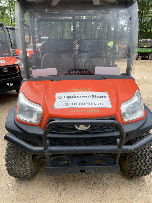 2021 Kubota RTV-X1140W-H Plastic Canopy, Windshield Acrylic Clear, LED Strobe Light, Wire Harness Kit, Back up Alarm