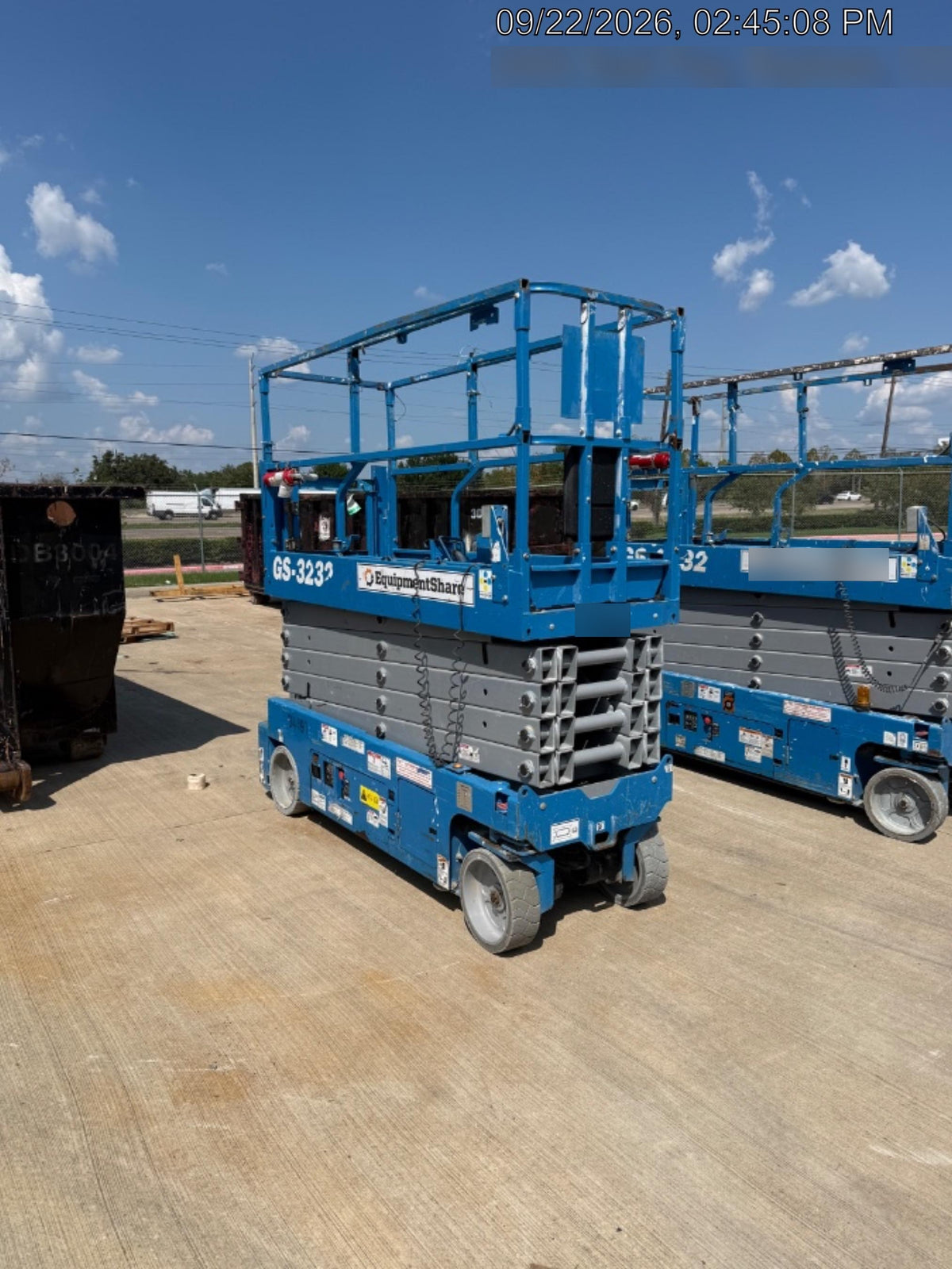 2019 Genie GS-3232 Standard Options