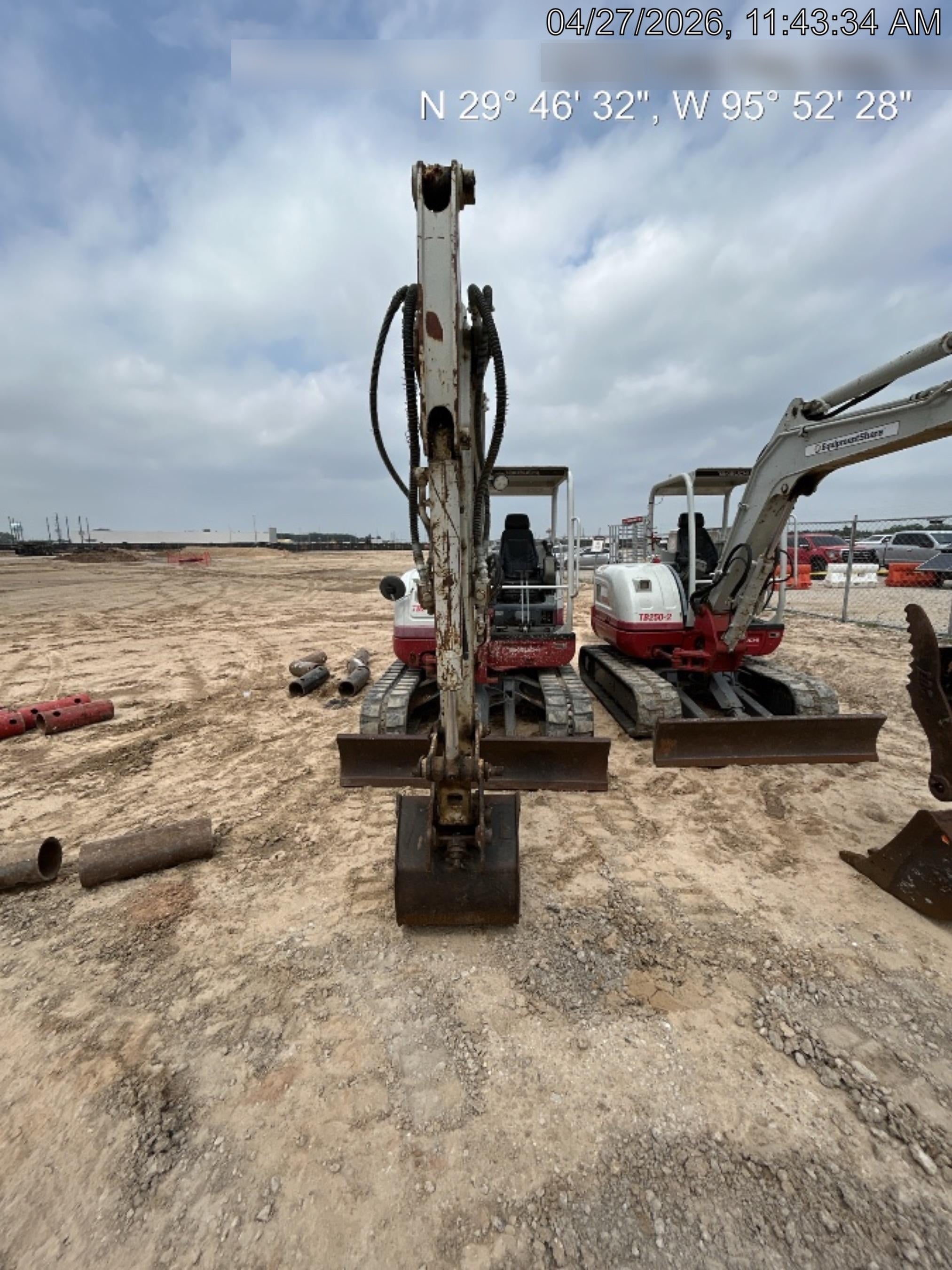 2019 Takeuchi TB260 Canopy w/Rubber Tracks, Auxiliary Hydraulics, Standard Blade, Manual QC