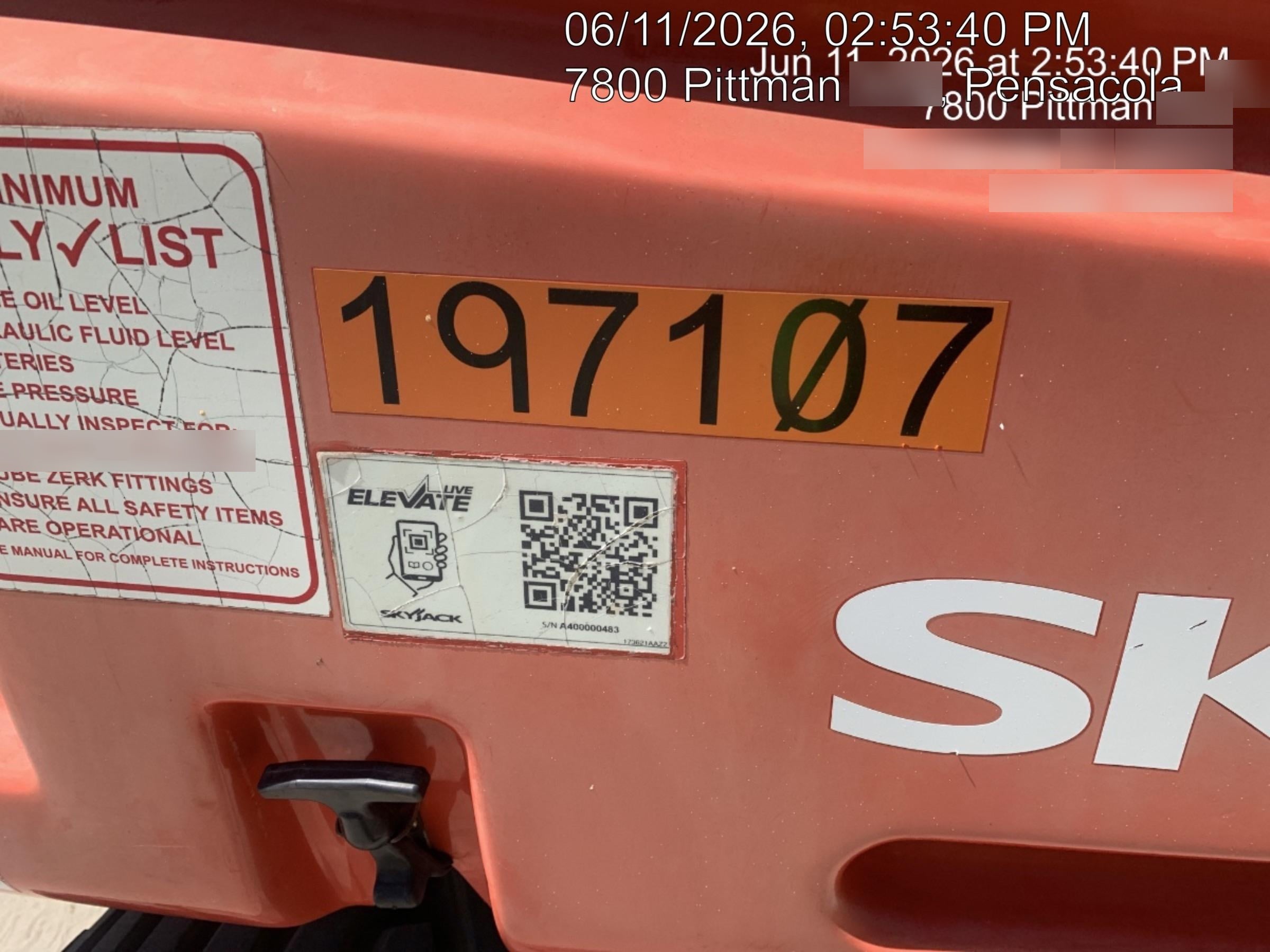 2021 SKYJACK SJ45T+