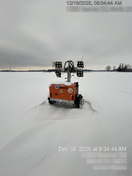 2024 Wanco WLTT-4MM4K Diesel, Deep Sea Controller, Shore Power Plug, Auto Start, (4) 350W LED Floodlights, 4kW Generator, 60 Gal Fuel Tank, 2" Ball, T3