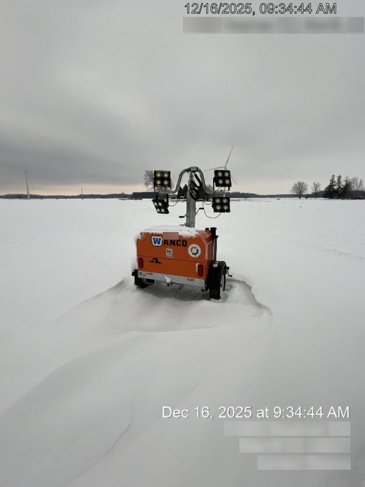 2024 Wanco WLTT-4MM4K Diesel, Deep Sea Controller, Shore Power Plug, Auto Start, (4) 350W LED Floodlights, 4kW Generator, 60 Gal Fuel Tank, 2" Ball, T3