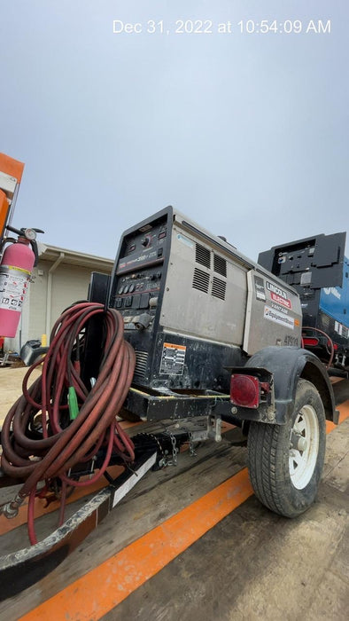 2019 Lincoln Electric Vantage 322 Ready-Pak 3, Two Wheel Trailer, Fender and Light Kit, Cable Rack