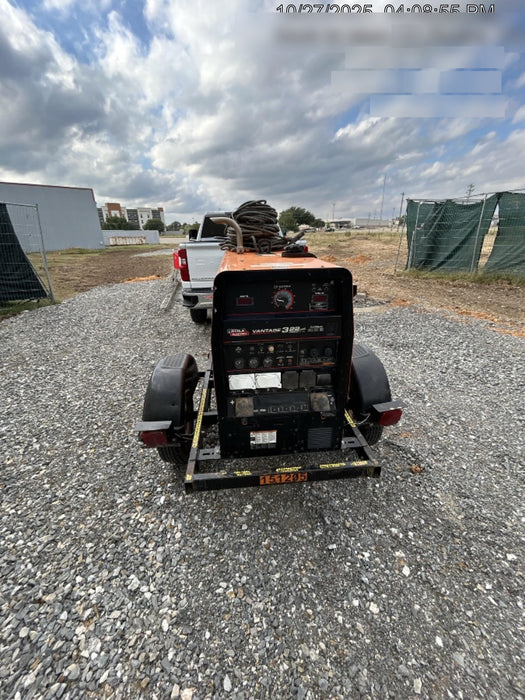 2021 Lincoln Electric Vantage 322 Vantage 322 Ready Pak 3 w/ Telematics & Decals, ORANGE (includes trailer, cable rack, fender light kit)