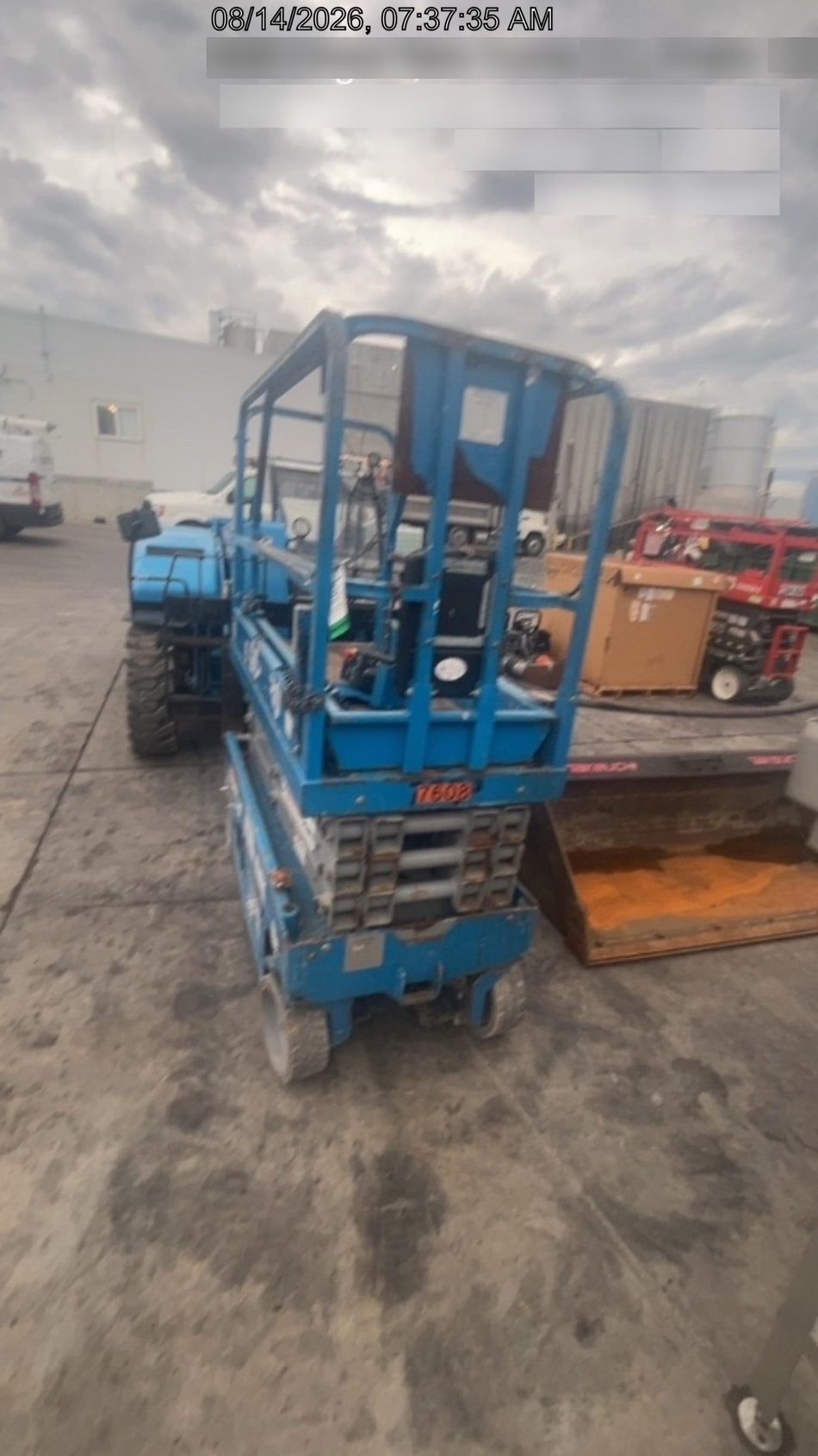2018 Genie GS-1930 Genie GS-1930 Lift w/Fixed Rail and Chain Entry