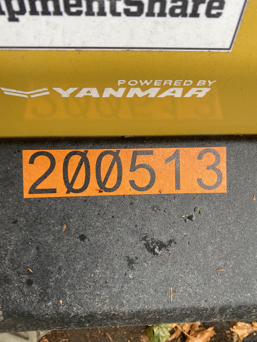 2022 Allmand NLV3GR (4) LED Light Fixture 350W, 23' Vertical Mast, 3kW Prime, Towable, Deep Sea L401, Leveling Jacks, Yanmar T4F 5.8hp