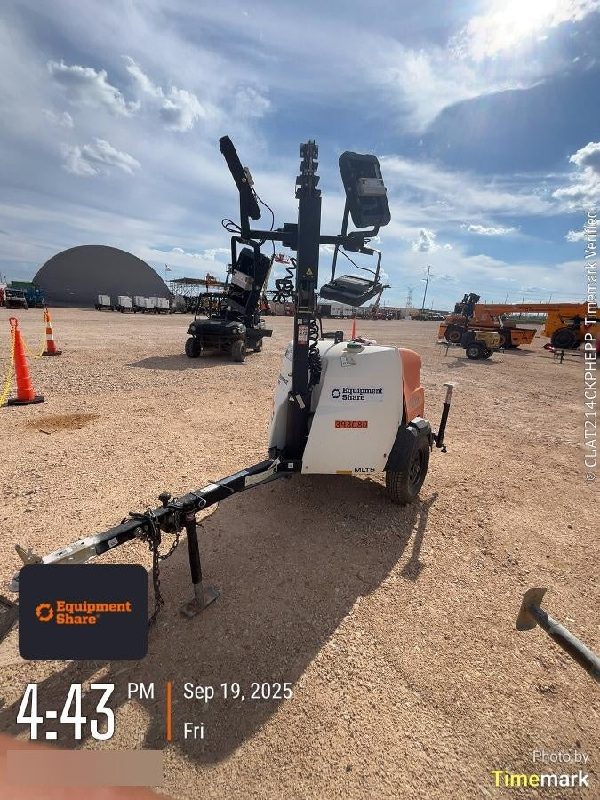 2024 Generac MLT2 Diesel, Flex Switch 120V Input, Powerzone Controller, 
(4) 320W LED Lights, 4kW Generator, 39.9 Gal Fuel Tank, 2" Ball, T3