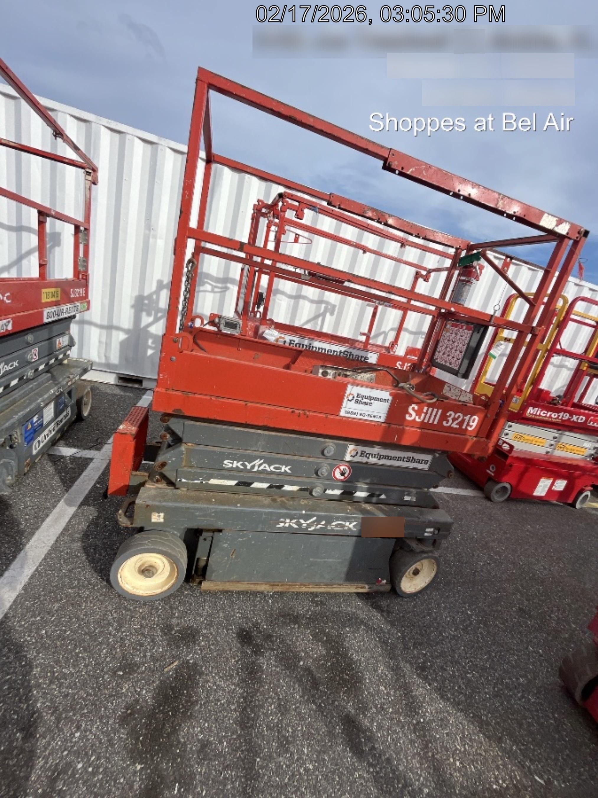 2019 Skyjack SJIII-3219 Standard w/Trojan Batteries