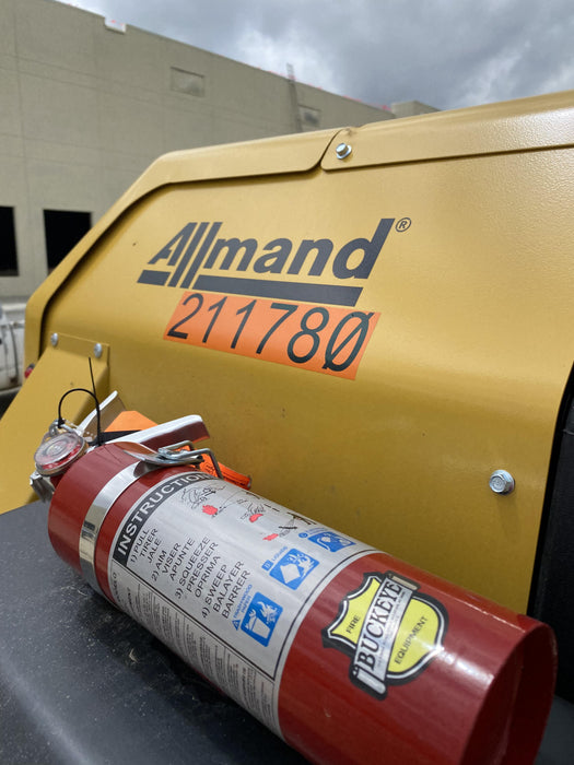 2022 Allmand NLV3GR (4) LED Light Fixture 350W, 23' Vertical Mast, 3kW Prime, Towable, Deep Sea L401, Leveling Jacks, Yanmar T4F 5.8hp