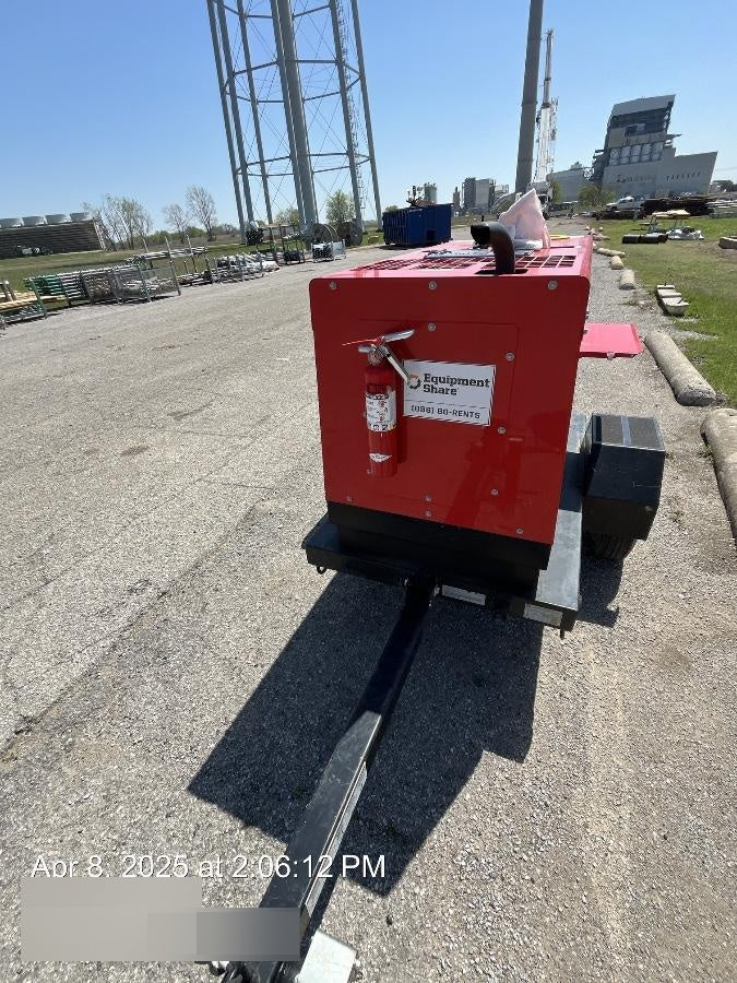 2023 Shindaiwa DGW400MDL Kubota D902 Engine, 23 HP, Dual Op Welder, Wire, Arc, Droop Stick, Tig, and CC Stick Functionality, Simulphase, 3 Phase and 1 Phase Gen Output, Single Axle NB Trlr, Slr Trckl Chrg 12V 12W, Fire Ext