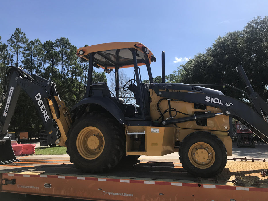 2020 John Deere 310LEP Canopy, 4WD, Standard Stick, Pilot Controls, 2 Way Hydraulics, TAG Manual QC